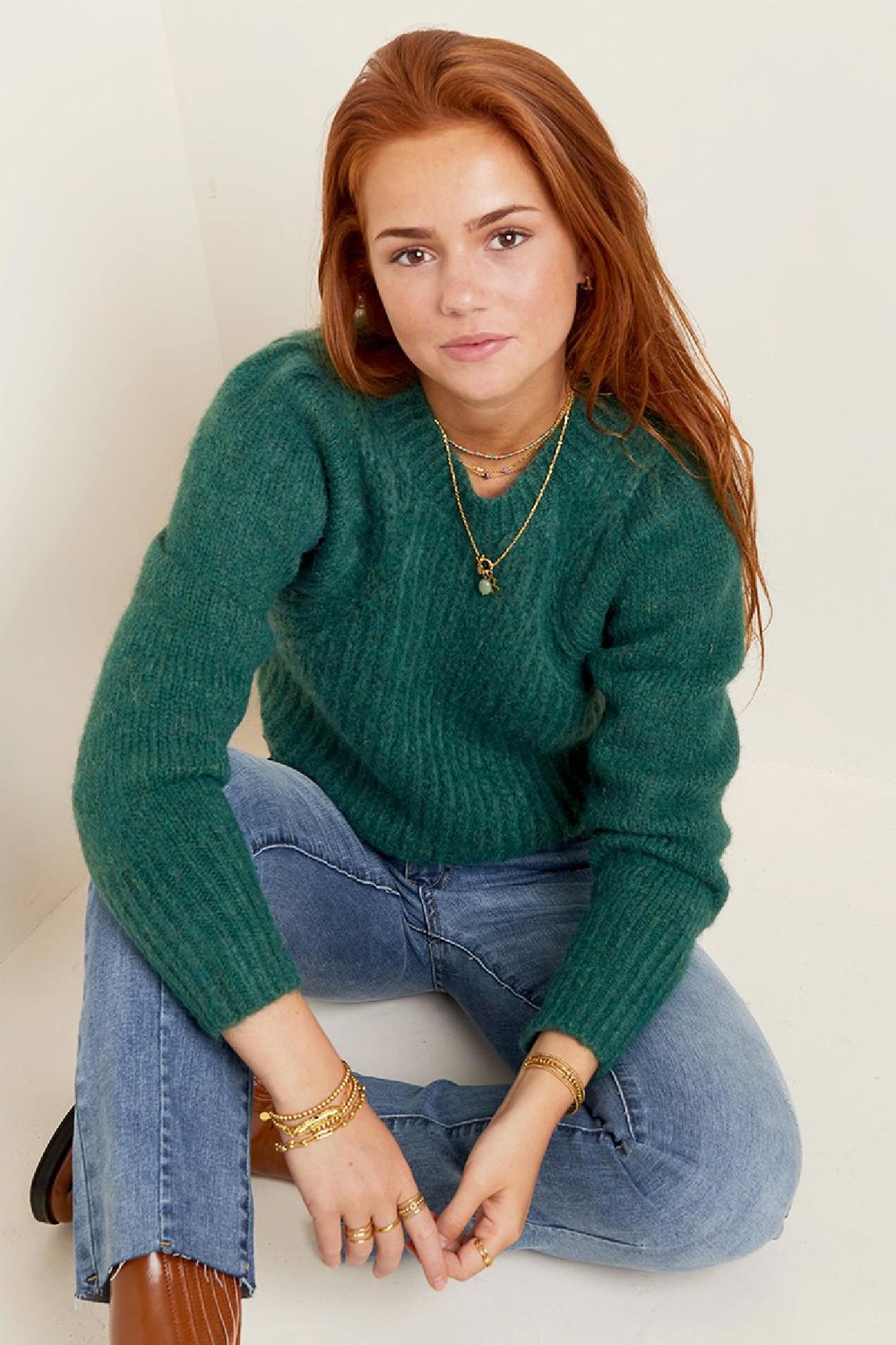 Cropped sweater Black S/M h5Picture4